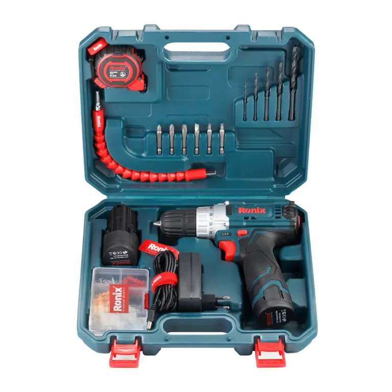 کیت دریل شارژی ۱۲ ولت ۱۹ پارچه